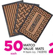 Matco Value Mats-Each