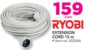Ryobi Extension Cord 15m