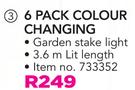 Solar 6 Pack Colour Changing