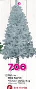 180Cm Tree Silver