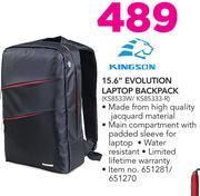 Kingson 15.6" Evolution Laptop Backpack KS8533W/KS85333-R