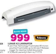 Fellowes Lunar A3 Laminator