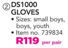 Dunlop DS1000 Gloves-Per Pair