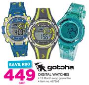Gotcha Digital Watches-Each