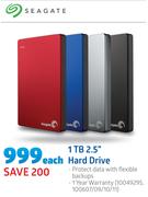Seagate 1TB 2.5" Hard Drive-Each