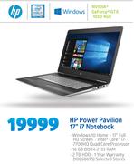 HP Power Pavilion 17 i7 Notebook-On 10GB Data Price Plan
