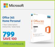Microsoft Office 365 Home Personal