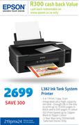 Epson L382 Ink Tank System Printer