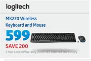 Logitech MK270 Wireless Keyboard & Mouse