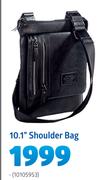 Enzo/Rossi Black 10.1" Shoulder Bag