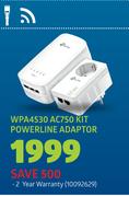 TP-Link WPA4530 AC750 Kit Powerline Adaptor