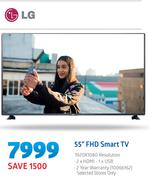 LG 55" FHD Smart TV-On 5GB Data Price Plan + R216 Modem