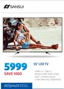 Sansui 55" FHD LED TV