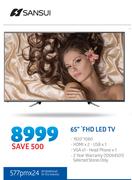 Sansui 65" FHD LED TV