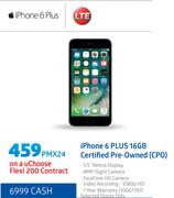Apple iPhone 6 Plus 16GB Certified Pre Owned CPO LTE