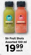 Sir Fruit Shots Assorted-100ml Each