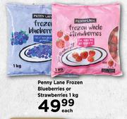 Penny Lane Frozen Blueberries Or Strawberries-1Kg Each