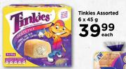 Tinkies Assorted-6x45g Each
