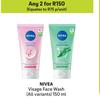 Nivea Visage Face Wash (All Variants)-For 2 x 150ml