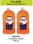 Savlon Antiseptic Liquid-For 2 x 750ml