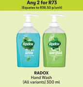 Radox Hand Wash (All Variants)-For 2 x 300ml