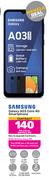 Samsung Galaxy A03 Core 4G Smartphone-On Red Flexi 140