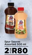 Spur Sauces Assorted-For 2 x 500ml