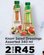 Knorr Salad Dressings Assorted-For 2 x 340ml