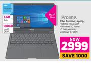 Proline Intel Celeron Laptop