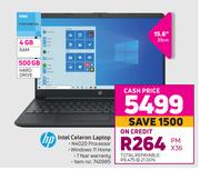 HP Intel Celeron Laptop