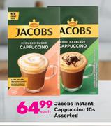 Jacobs Instant Cappuccino Assorted-10s Each