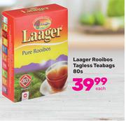Laager Rooibos Tagless Teabags-80s Each