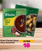 Knorr Packet Soup Assorted-For 3 x 50g