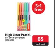 Kores High Liner Pastel-Per 6 Pack