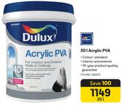 Dulux Acrylic PVA-20Ltr