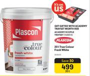 Plascon True Colour Fresh White 303021-20Ltr