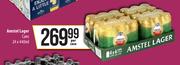 Amstel Lager Cans-24 x 440ml Per Case