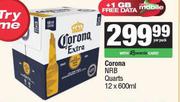 Corona NRB Quarts-12 x 600ml Per Pack