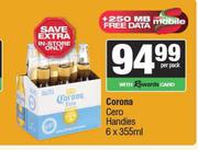 Corona Cero Handies-6 x 355ml