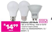 Simple Choice Classic LED Bulb-Each