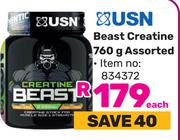 USN Beast Creatine Assorted-760g Each