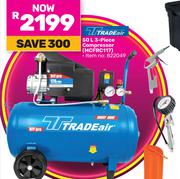 Tradeair 50Ltr 3-Piece Compressor MCFRC117