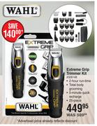 Wahl Extreme Grip Trimmer Kit