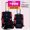 Mainstays 4 Piece Black Luggage Set 824201