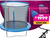 Bouceking 8Ft Trampoline With Steel Ring 798360