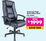 Anderson High Back Office Chair ML-362A 742764