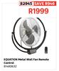 Equation Metal Wall Fan Remote Control 81480632