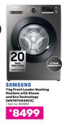 Samsung Front Loader Washing Machine With Steam And Eco Technology WW70T4040CX-7kg