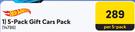 Hotwheels 5-Pack Gift Cars Pack 14786-Per 5 Pack