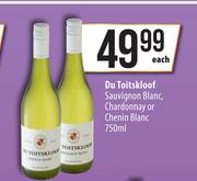 Du Toitskloof Sauvignon Blanc, Chardonnay Or Chenin Blanc-750ml Each
